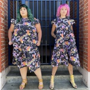 NOOWORKS Frida Dress - Better Days print